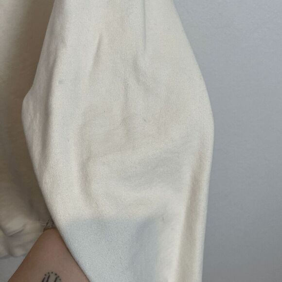 Aerie Offline Tacos & Tennis Throw-Back Fleece Crew Neck Sweatshirt Size Medium - Picture 4 of 10